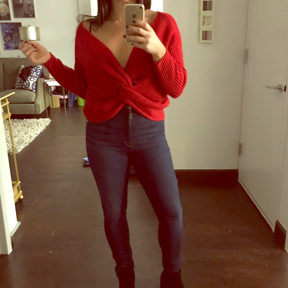 Majorelle cute red sweater